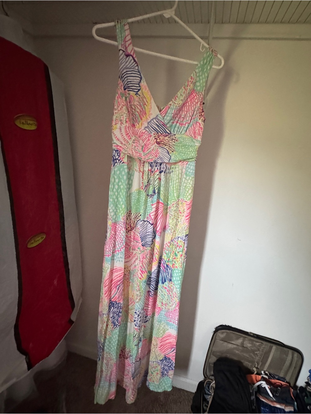 Lilly Pulitzer Pastel Multi Floral Sleeveless Maxi Dress